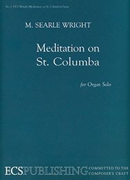 Searle Wright, Meditation on St. Columba Orgel Buch