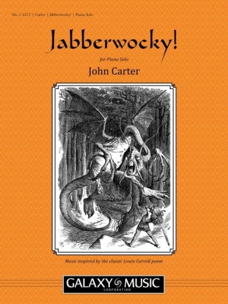 John Carter, Jabberwocky! Piano Solo Buch