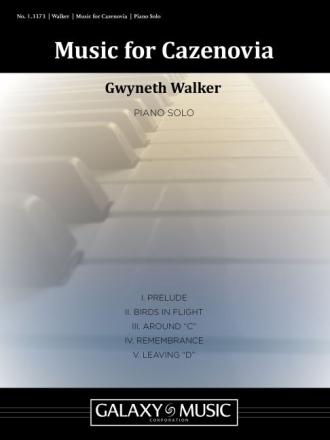 Gwyneth Walker, Music for Cazenovia Piano Solo Buch