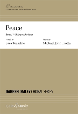 Michael John Trotta, Peace Women's Choir [SSAA], Piano and String Quartet Chorpartitur