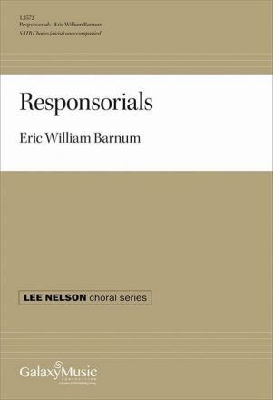 Eric William Barnum_William Wordsworth, Responsorials SATB Unaccompanied Chorpartitur