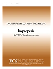 Improperia TTBB a Cappella choral score