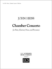 John Heiss, Chamber Concerto Concert Band Partitur