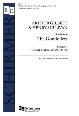 Arthur Sullivan, The Gondoliers: Finale SATB, Piano Four-hands Stimme