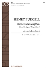 Henry Purcell, King Arthur: The Stream Daughters Two-Part Treble Voices [SS] and Piano Stimme