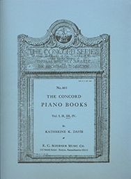 Katherine K. Davis, Concord Piano Book, Vol. III Klavier Buch