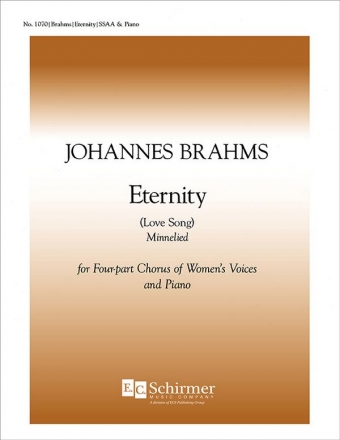 Johannes Brahms, Eternity SSAA and Piano Stimme