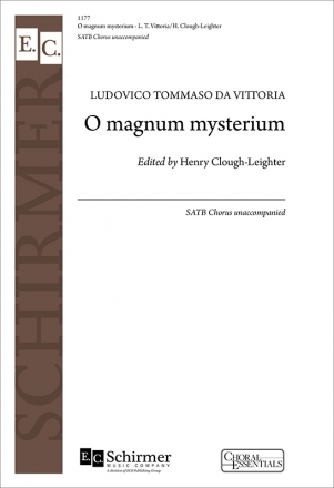 Toms Luis de Victoria, O Magnum Mysterium SATB Stimme