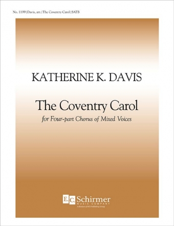 The Coventry Carol SATB Stimme