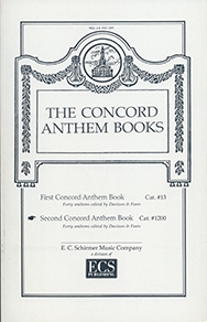 A. T. Davison, Concord Anthem Book, Book 2 SATB, CHORAL MUSIC Chorpartitur