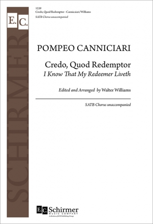 Pompeo Canniciari, Credo, Quod Redemptor SATB Stimme