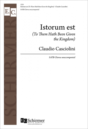 Claudio Casciolini, Istorum Est SATB Stimme