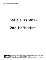 Randall Thompson, Suite for Piano Klavier Buch