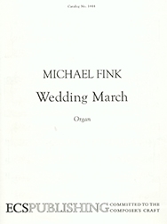 Michael Fink, Wedding March Orgel Buch