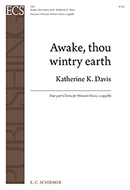 Awake, thou wintry earth SSAA a Cappella Stimme