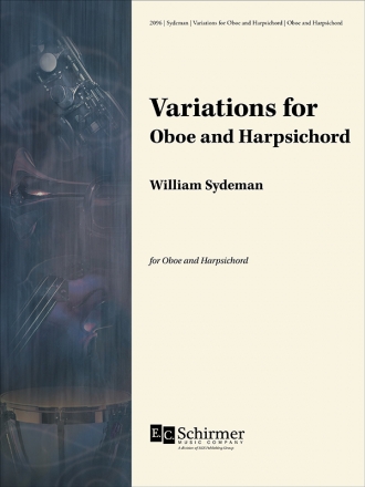 William Sydeman, Variations for Oboe and Harpsichord  Partitur + Stimmen