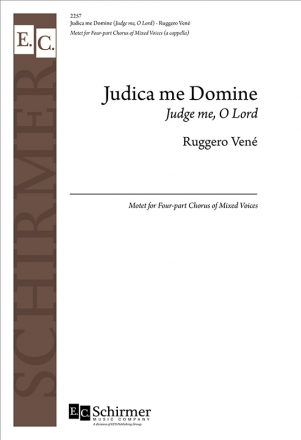 Ruggero Vene, Judica me Domine SATB Stimme