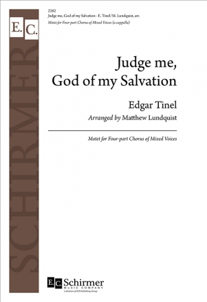 Edgar Tinel, Judge Me, God of My Salvation SATB Stimme