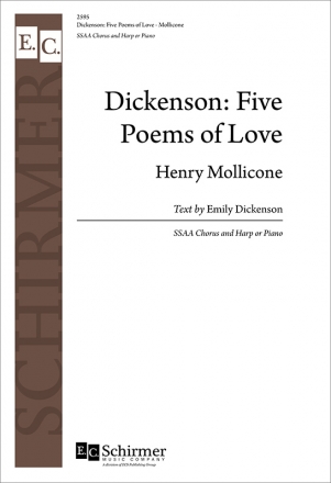 Henry Mollicone, Five Poems of Love SSAA, Harp or Piano Chorpartitur