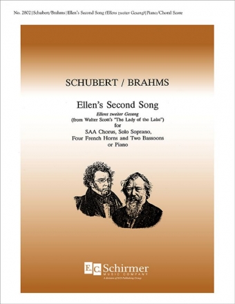 Franz Schubert, Ellen's Second Song Soprano, SAA , Keyboard [Organ or Piano] or 2 Bassoons and 4 Horns Stimme