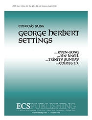 Conrad Susa, George Herbert Settings SSAATBBB Stimme