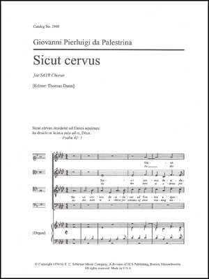 Giovanni Pierluigi da Palestrina, Sicut cervus SATB Stimme