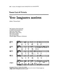 Toms Luis de Victoria, Vere languores nostros SATB Stimme