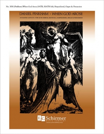 Daniel Pinkham, When God Arose SSATB soli, SATB, harpsichord, Organ, Percussion Stimme