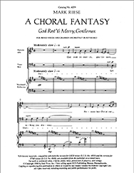 Mark Riese, Christmas Trilogy: 3. God Rest Ye Merry, Gentlemen SATB, Keyboard [Organ or Piano] or Orchestra Stimme