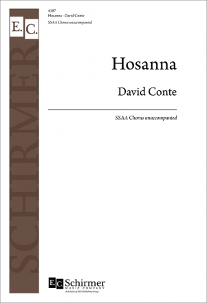 David Conte, Hosanna SSAA a Cappella Stimme