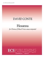 David Conte, Hosanna SATB Stimme