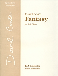 David Conte, Fantasy for Piano Piano Solo Buch