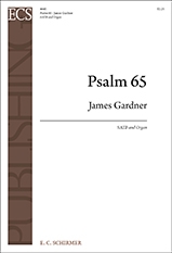 James Gardner, Psalm 65 SATB and Organ Stimme