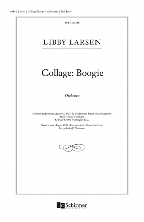 Libby Larsen, Collage: Boogie Orchestra Partitur