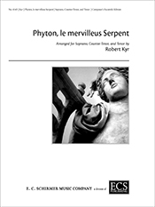 Robert Kyr, Phyton, le mervilleus Serpent Soprano solo, Ctr. tenor, tenor Buch