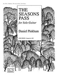 Daniel Pinkham, The Seasons Pass Gitarre Buch