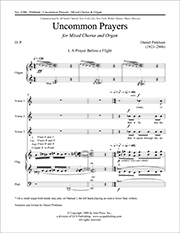 Daniel Pinkham, Uncommon Prayers SATB and Organ Stimme