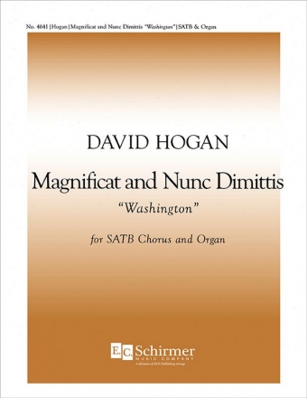 David Hogan, Magnificat & Nunc Dimittis SATB and Organ Stimme