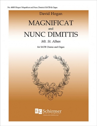 David Hogan, Magnificat & Nunc Dimittis SATB and Organ Stimme