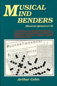 Arthur Cohn, Musical Mind Benders  Buch