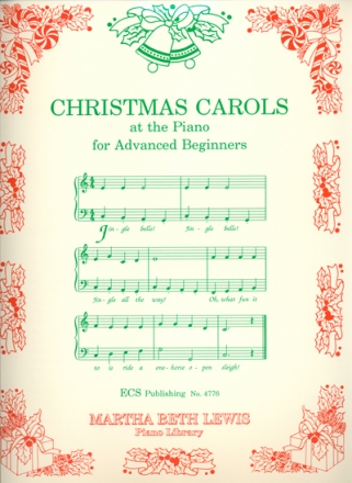 Martha Beth Lewis, Christmas Carols at the Piano for Adv. Beginners Piano Solo Buch