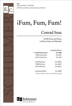 Conrad Susa, Fum, Fum, Fum!  Partitur