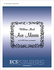 William Maul, Ave Maria SATB Stimme