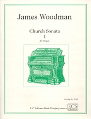 James Woodman, Church Sonata I Orgel Buch