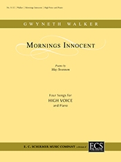 Gwyneth Walker, Mornings Innocent High Voice and Piano Buch