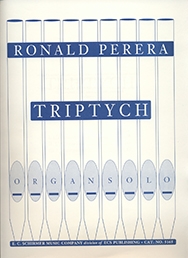 Ronald Perera, Triptych Orgel Buch