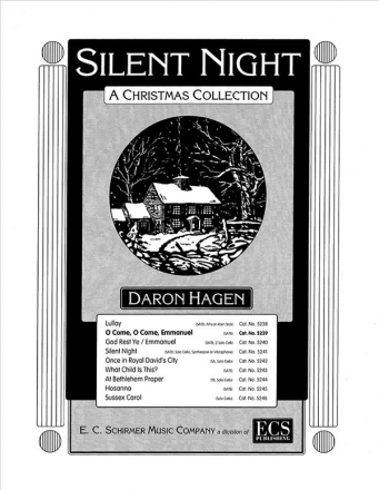 Daron Hagen, Silent Night-A Christmas Collection SATB Stimme