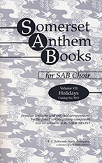 Somerset Anthem Books, Volume VII SAB Chorpartitur