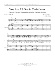 Daniel Pinkham, You Are All One in Christ Jesus SSAA and Organ Stimme