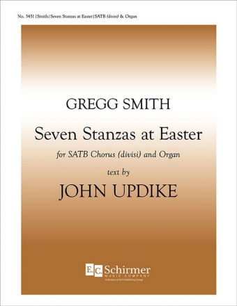 Gregg Smith, Seven Stanzas at Easter SATB and Organ Stimme